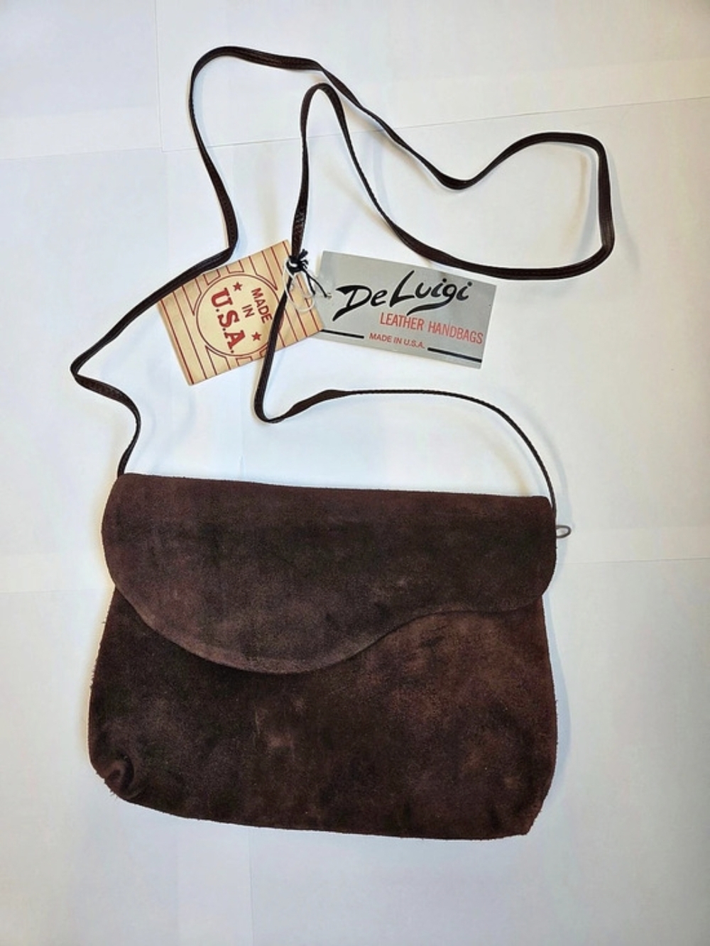 Vintage NWT Del Rio Leather Crossbody Bag